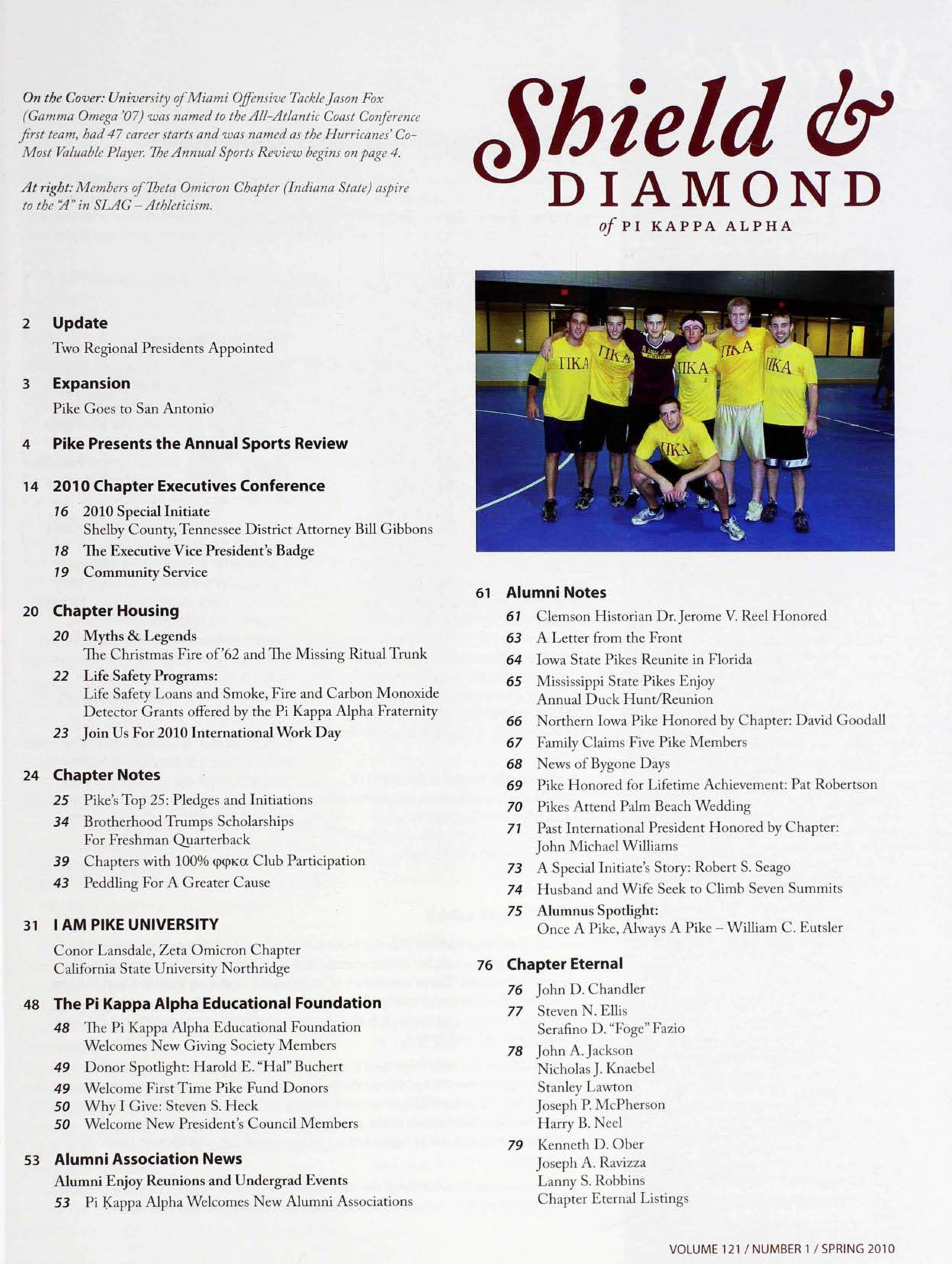 Members of Theta Omicron Chapter Photograph, Spring 2010